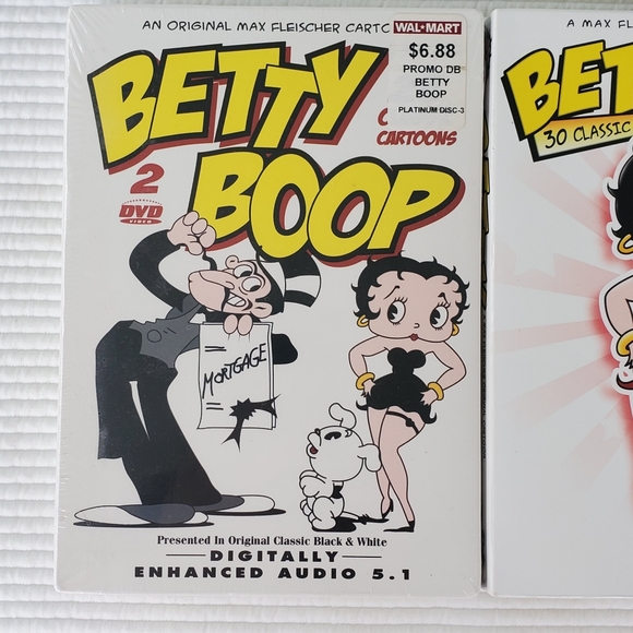 2 Betty Boop DVD's 55 Classic Cartoons Digitally Enhanced Audio 5.1 2007 - Picture 2 of 16